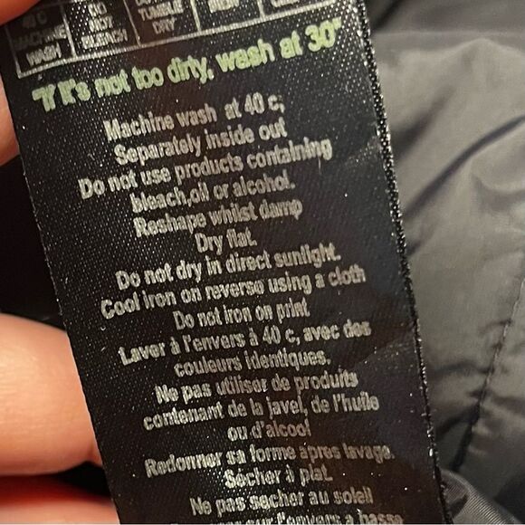 Ted Baker London Reversible Cotton/Nylon Jacket Black Mid-Weight EUC Size 6/2X - Picture 9 of 10